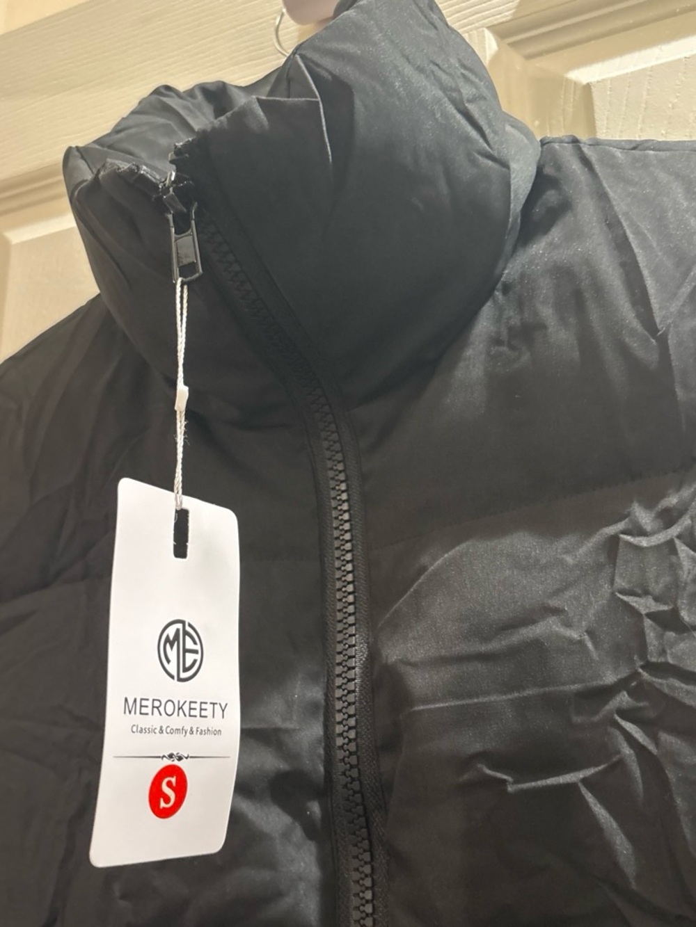Women’s Black Puffer Jacket - Lightweight Insulated